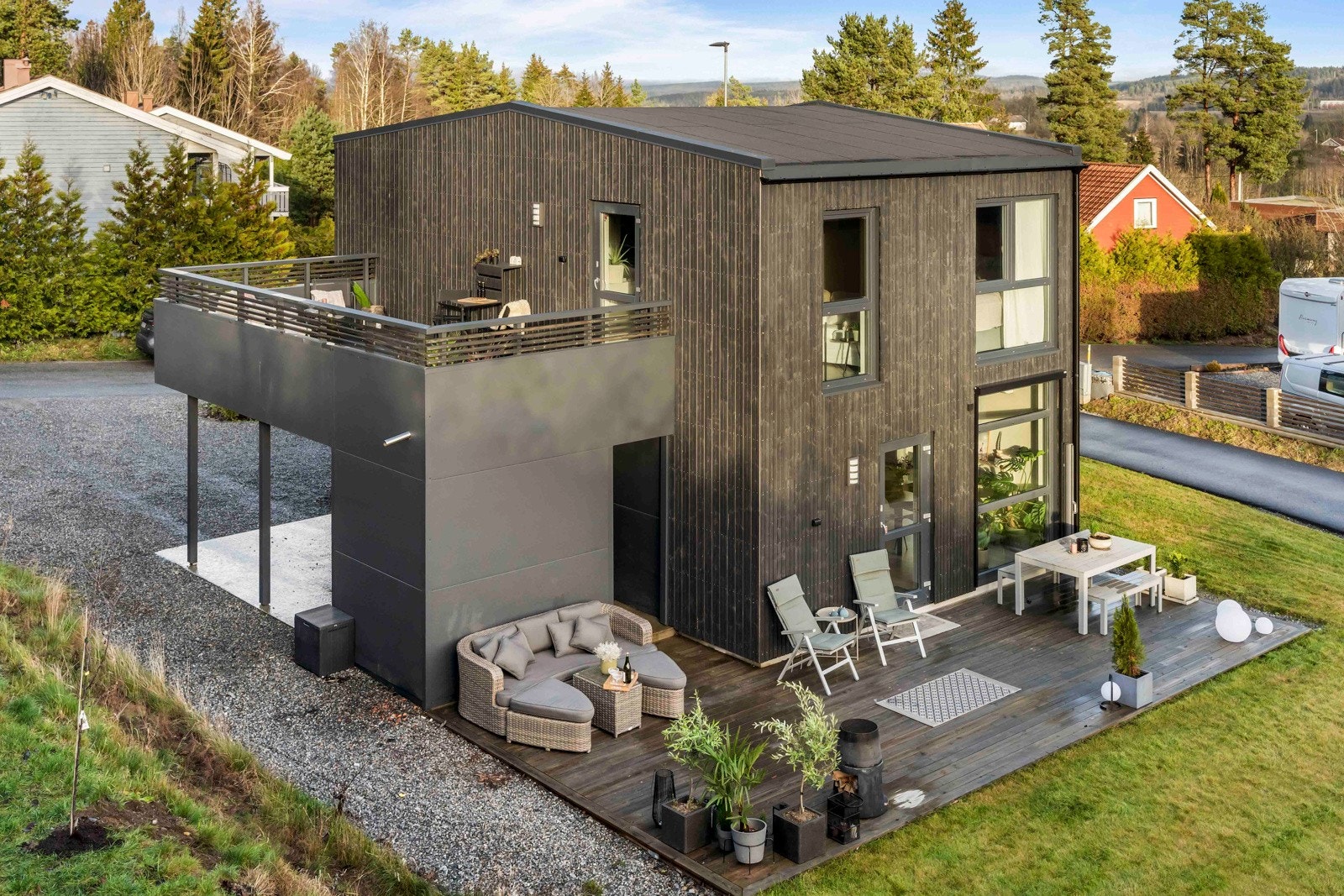 Moderne enebolig fra 2021 Galleribilde