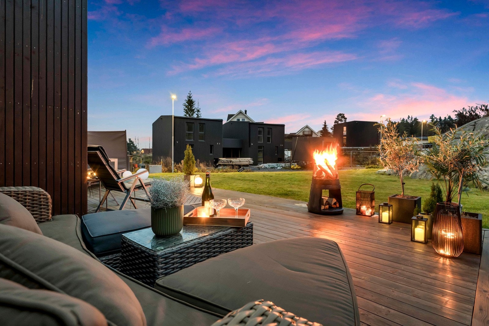 Herlig terrasse på hele 55kvm Galleribilde