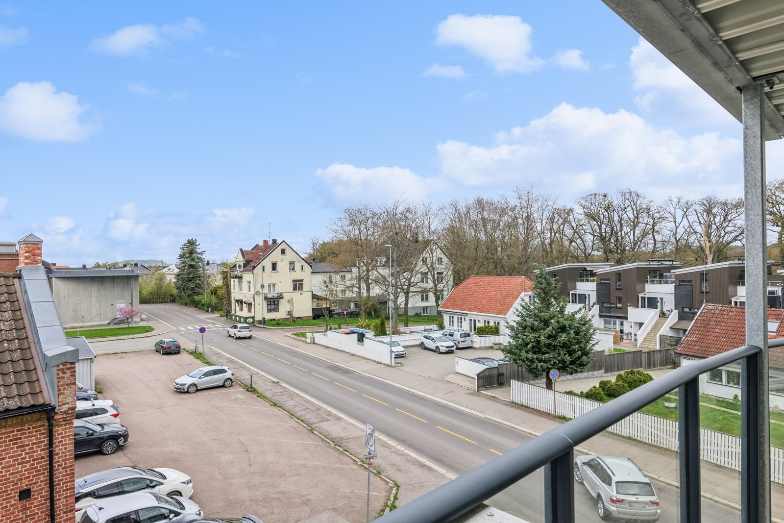 Utsikt fra balkongen Galleribilde