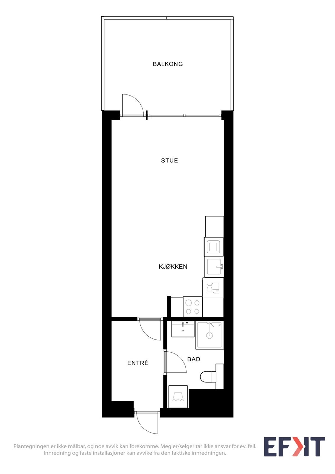 Plantegning 3 .etg. Galleribilde