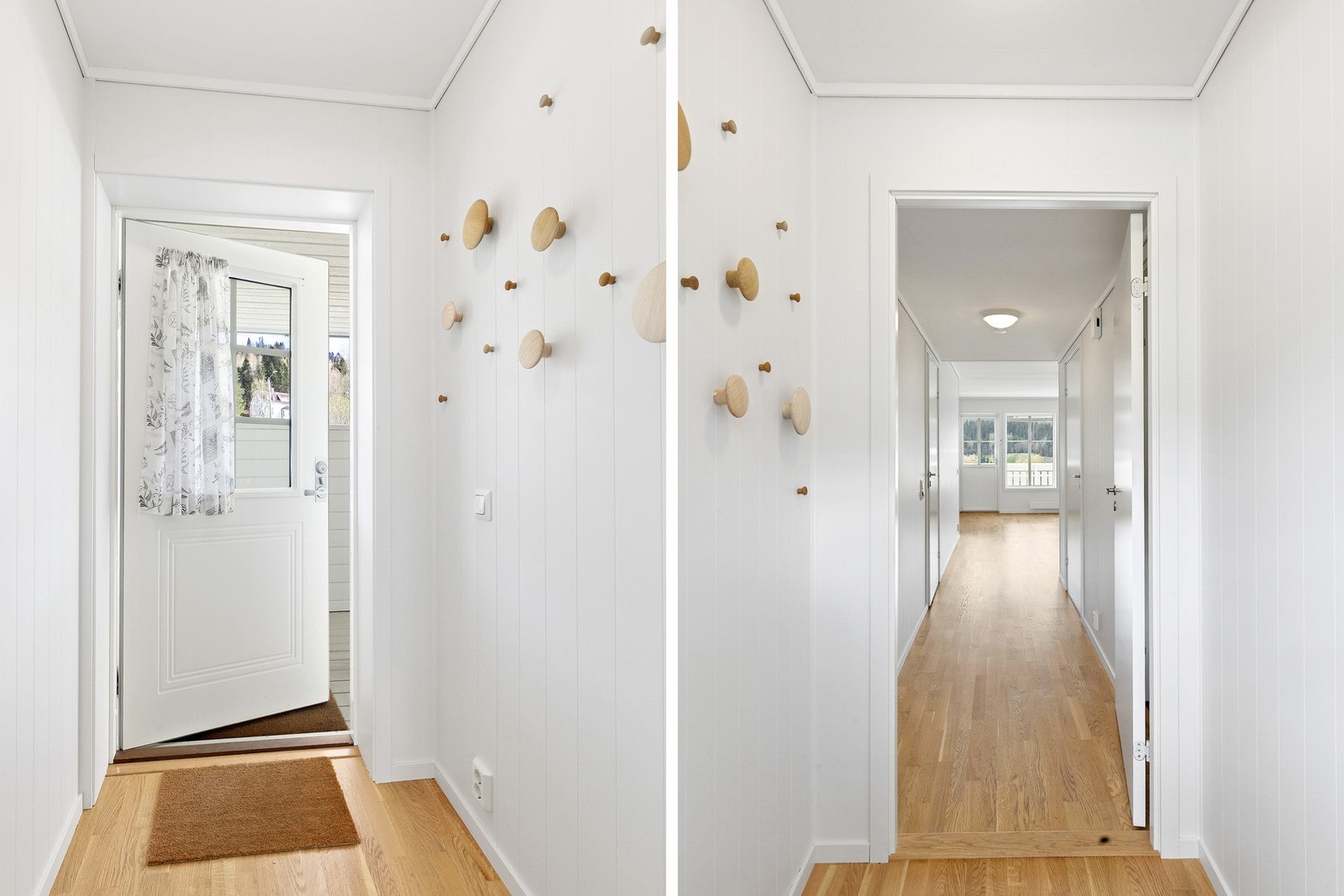 Adskilt vindfang og mellomgang. Galleribilde