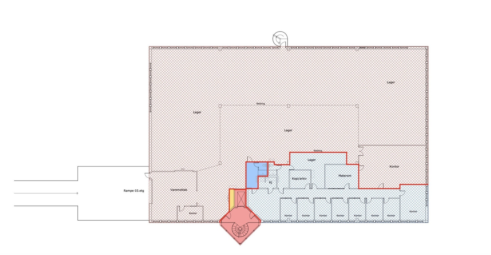Plantegning Galleribilde