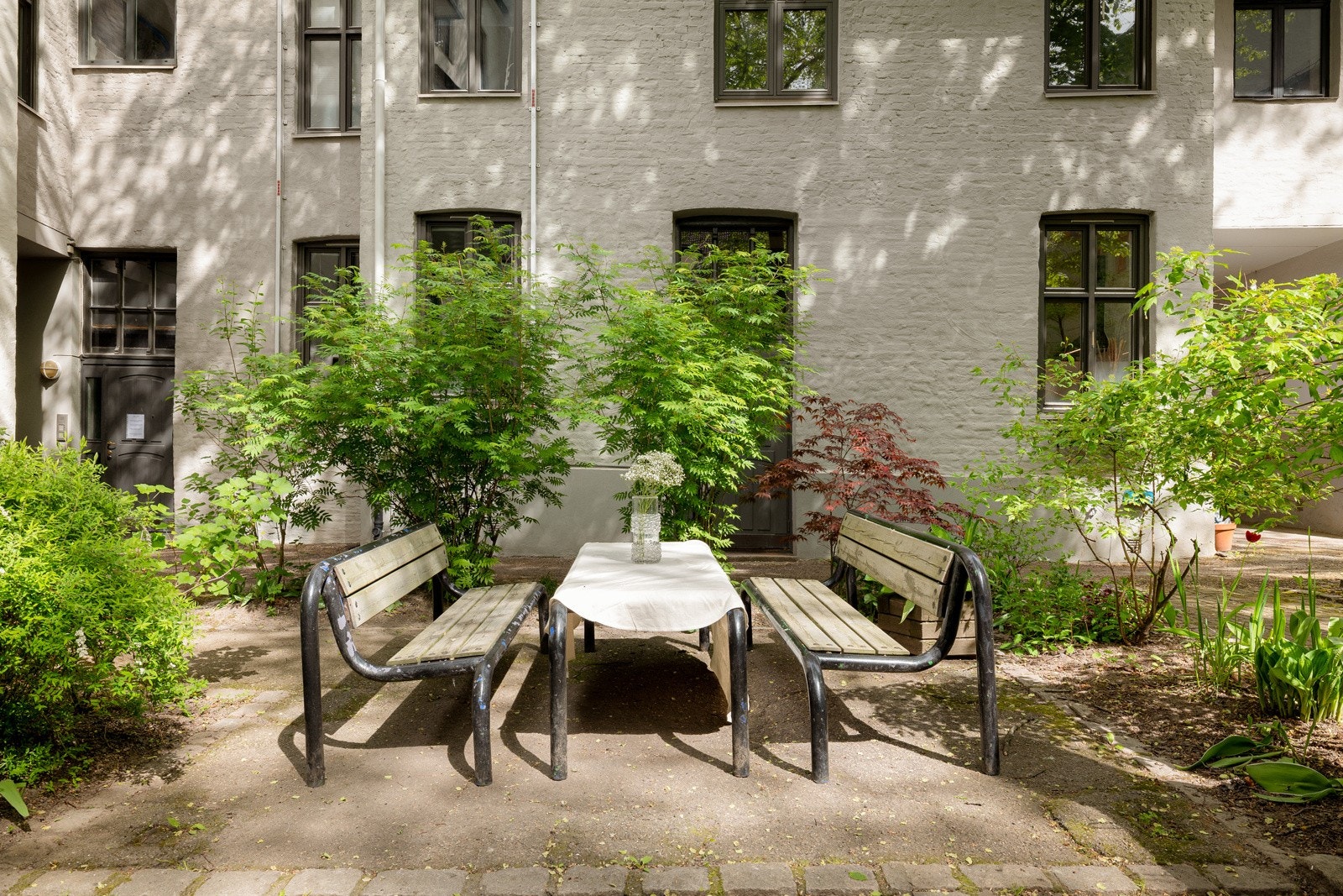 Borettslaget har sykkelgarasje. Galleribilde