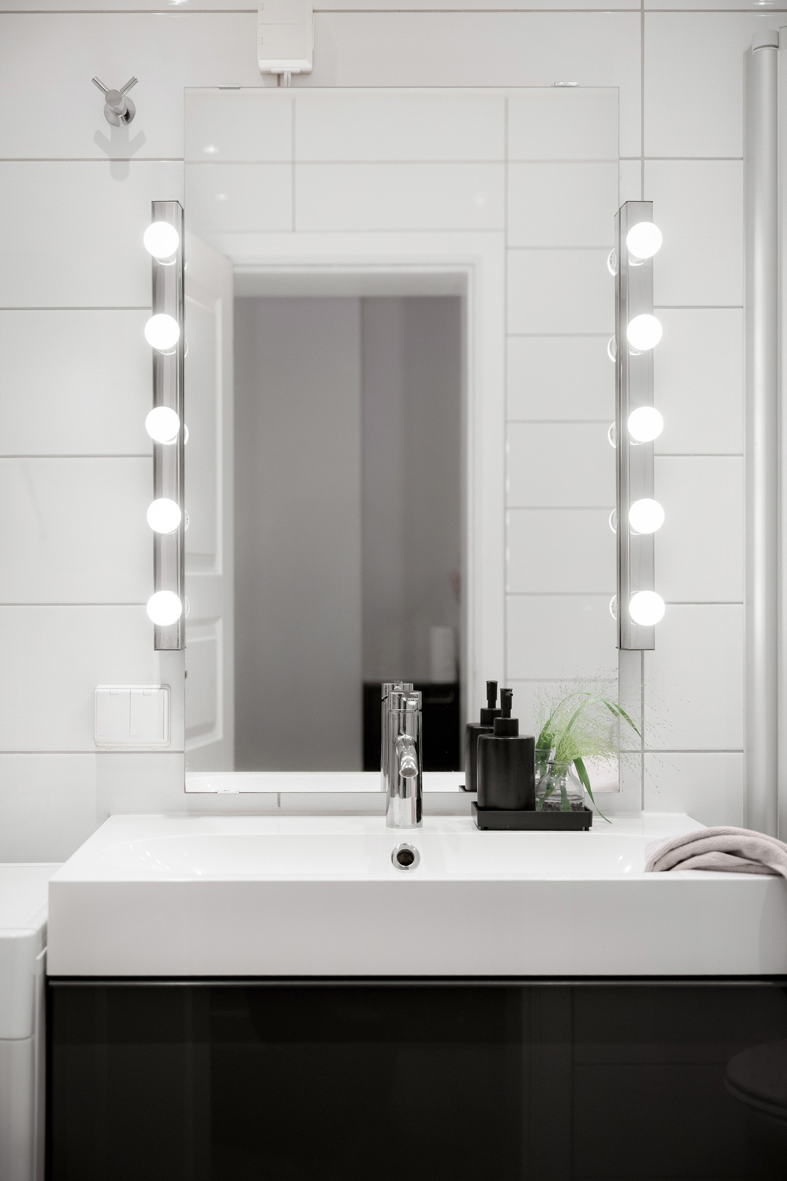 Badet har gulvvarme og er fra 2008. Galleribilde