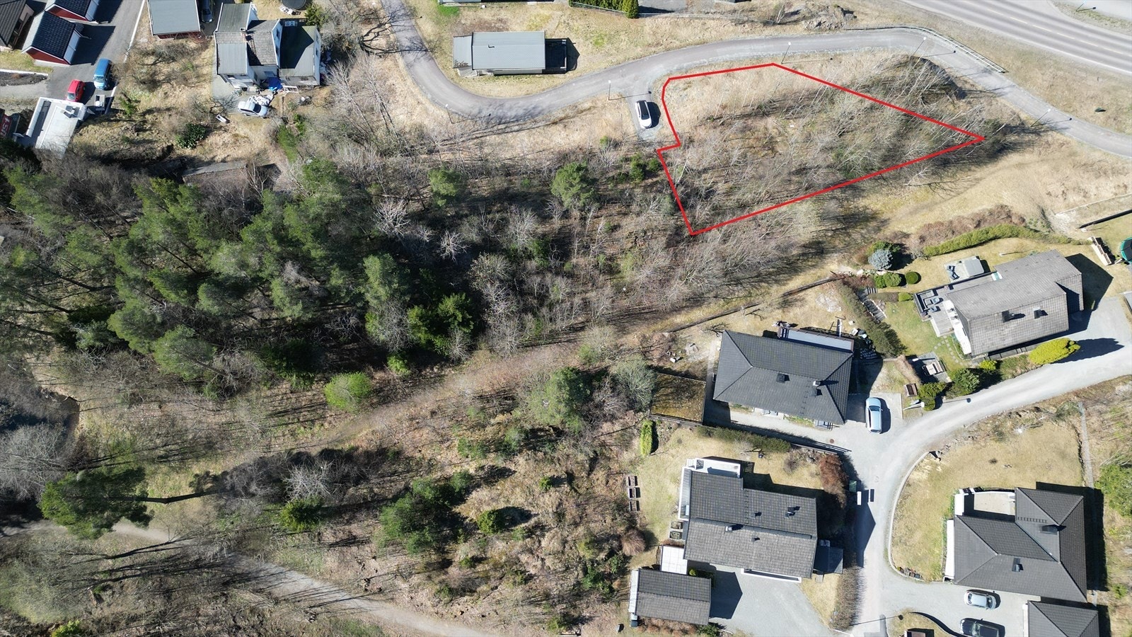 Røykenveien 346 med omtrentlig markering. Galleribilde