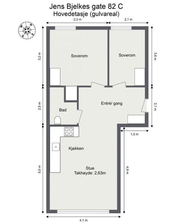 Plantegning. Galleribilde