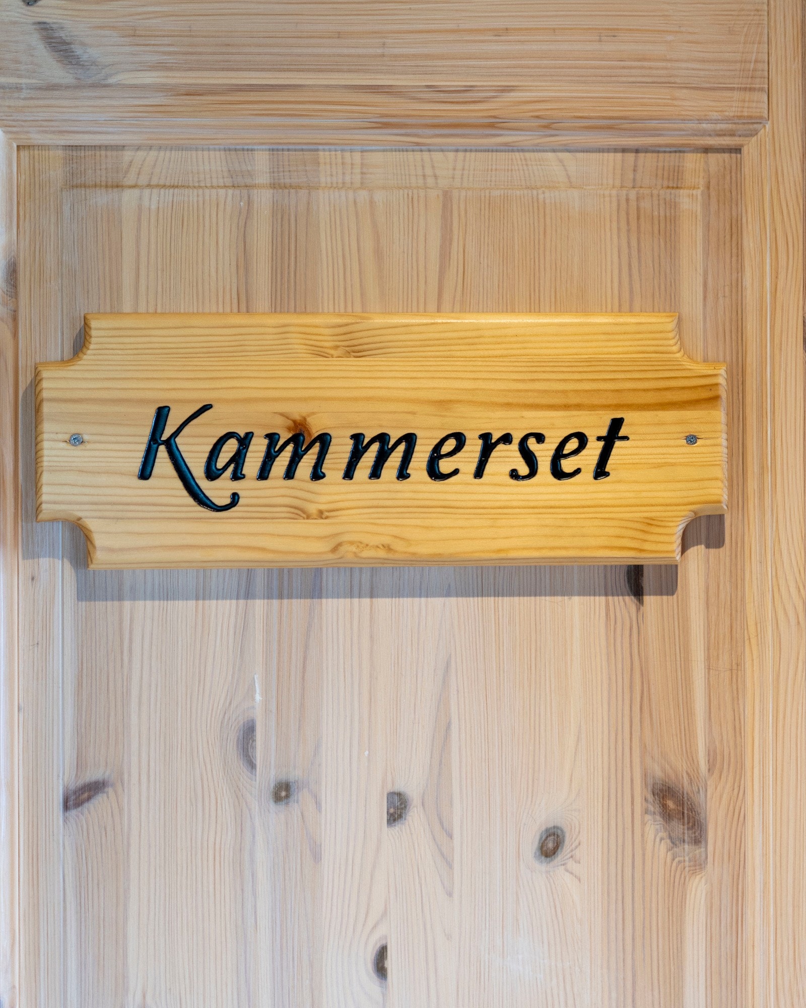 Dørskilt til soverom. Galleribilde