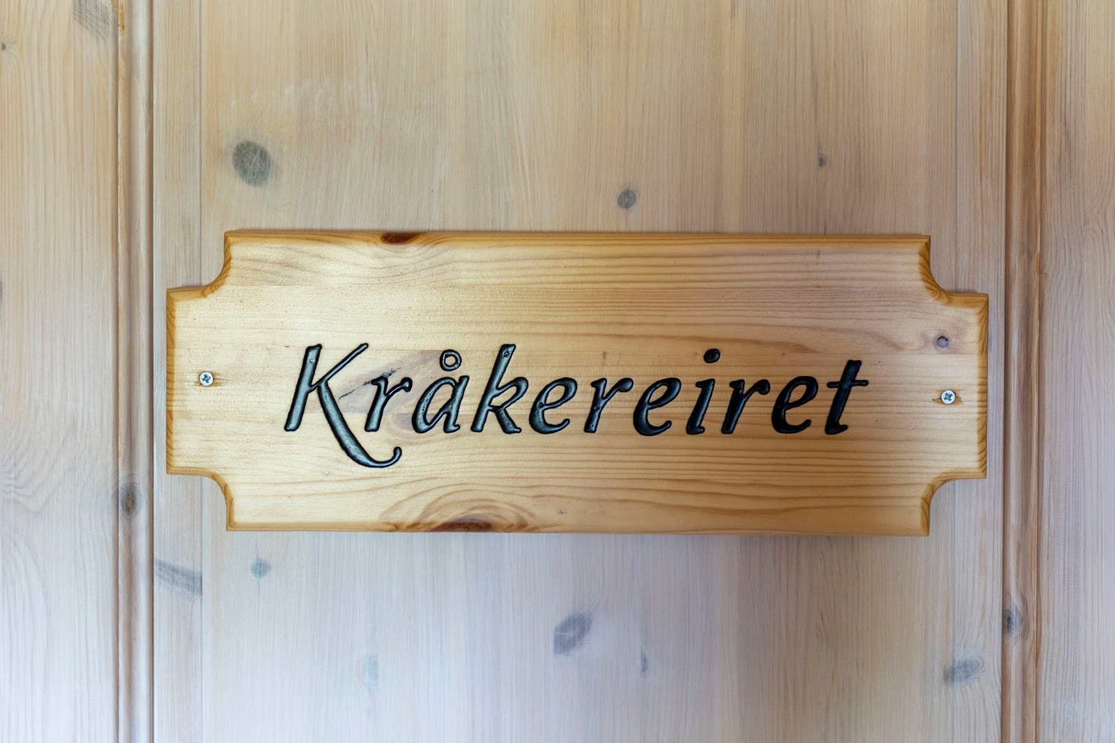 Dørskilt til soverom. Galleribilde