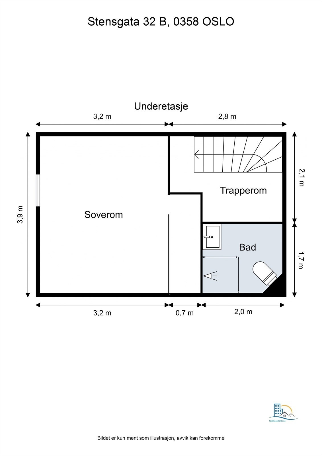 Plantegning underetasje Galleribilde