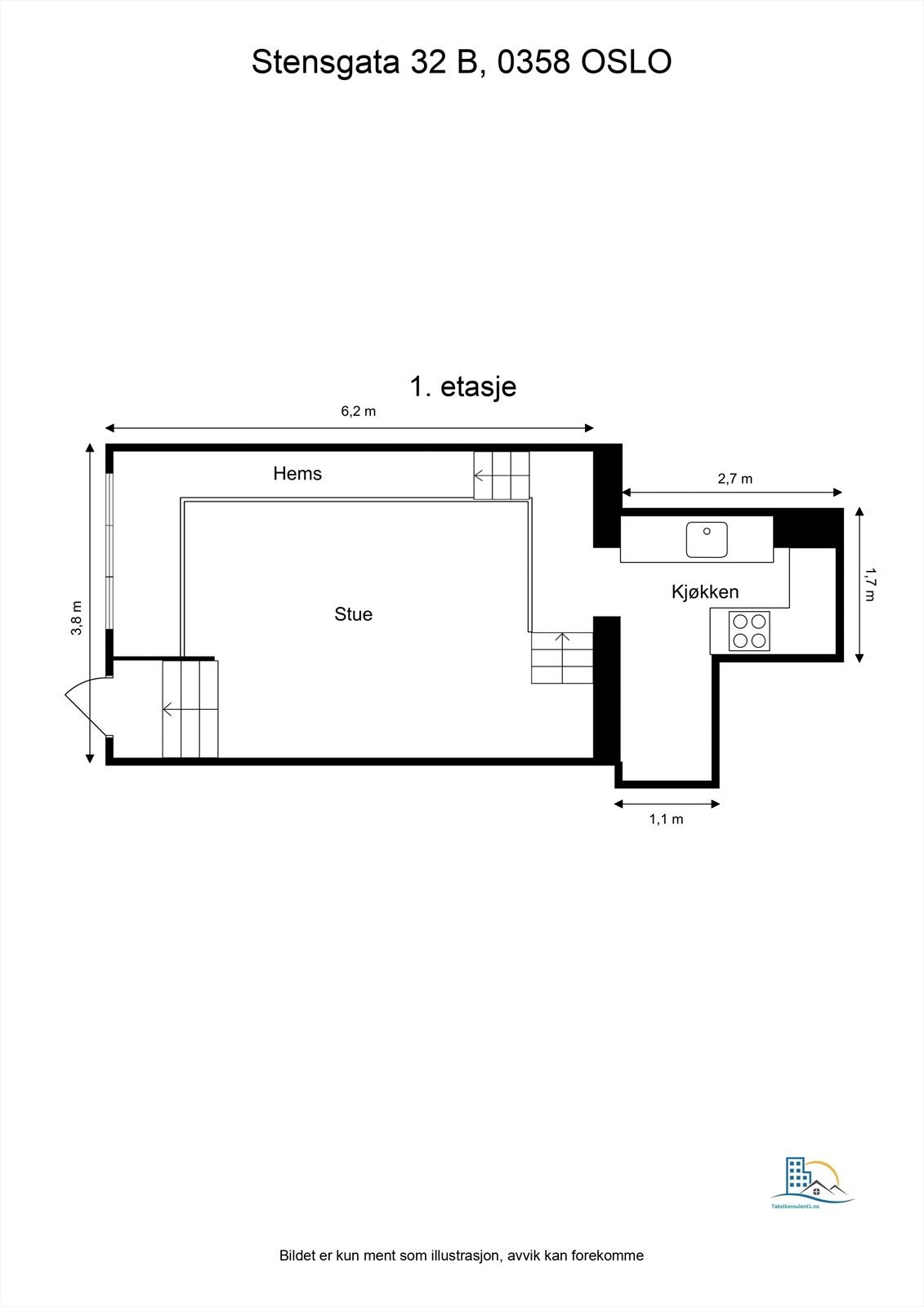 Plantegning 1. etasje. Galleribilde