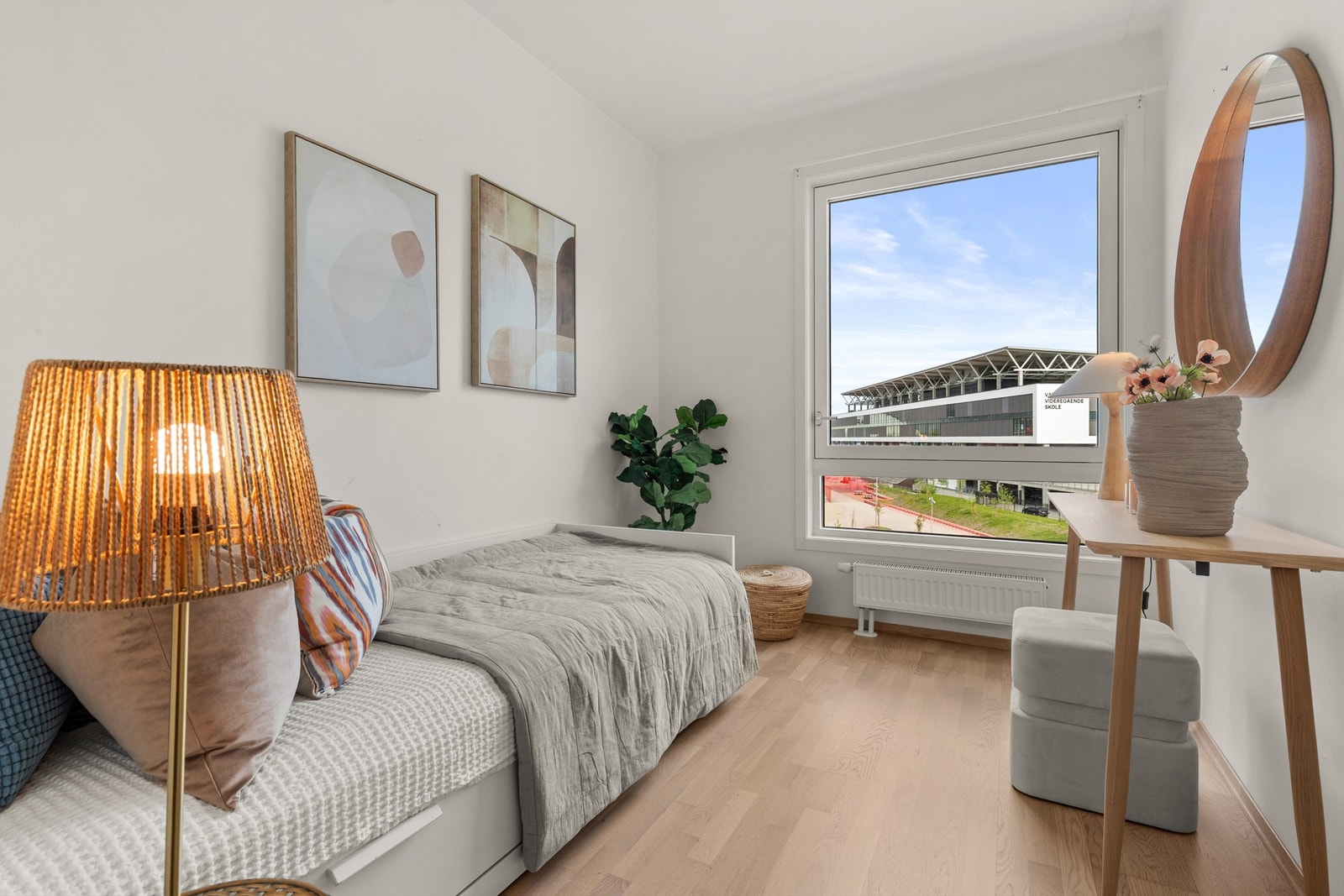 Rommene er naturligvis fleksibele i bruk og passer perfekt til barnerom, kontor eller gjesterom. Galleribilde