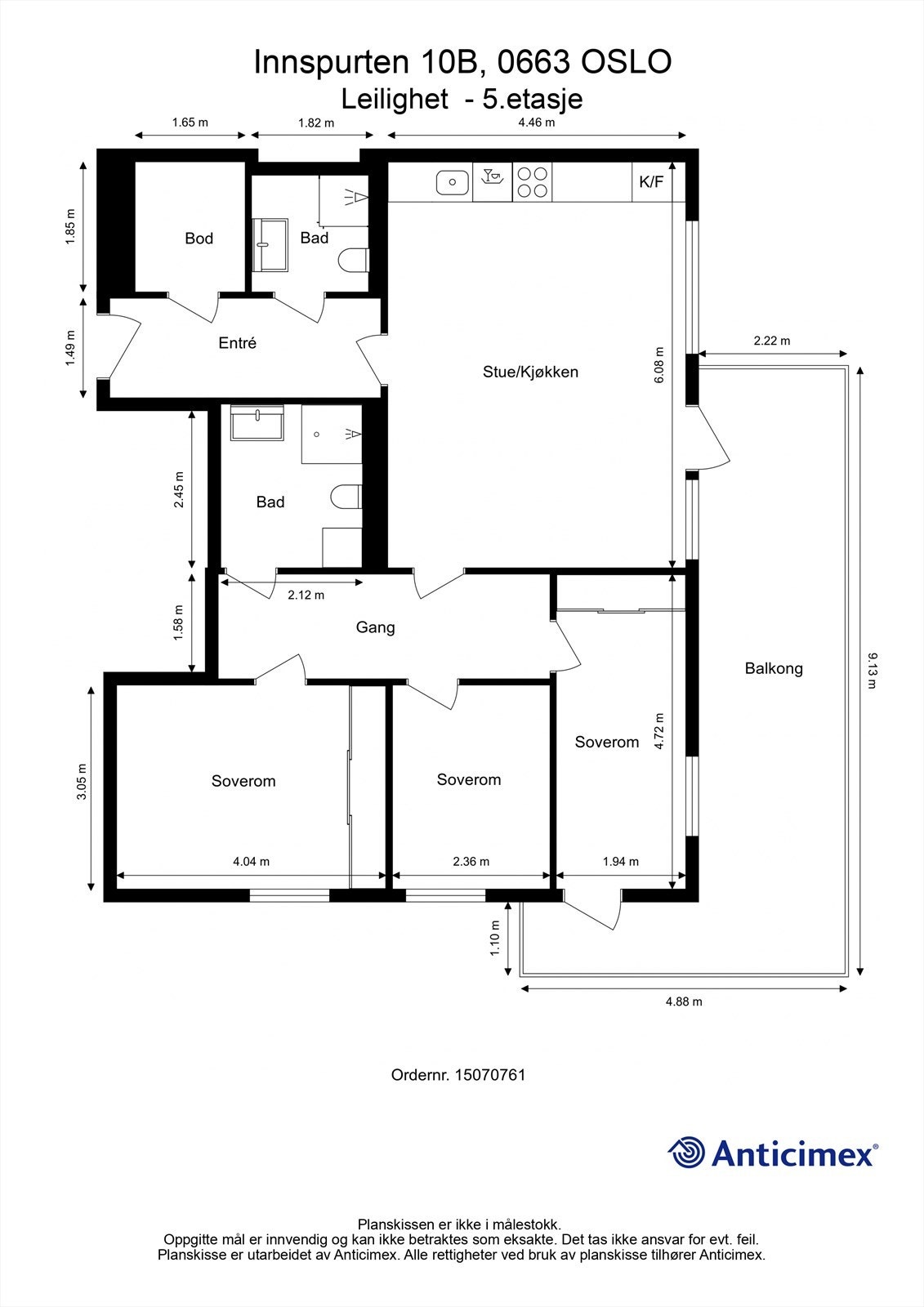 Plantegning Galleribilde