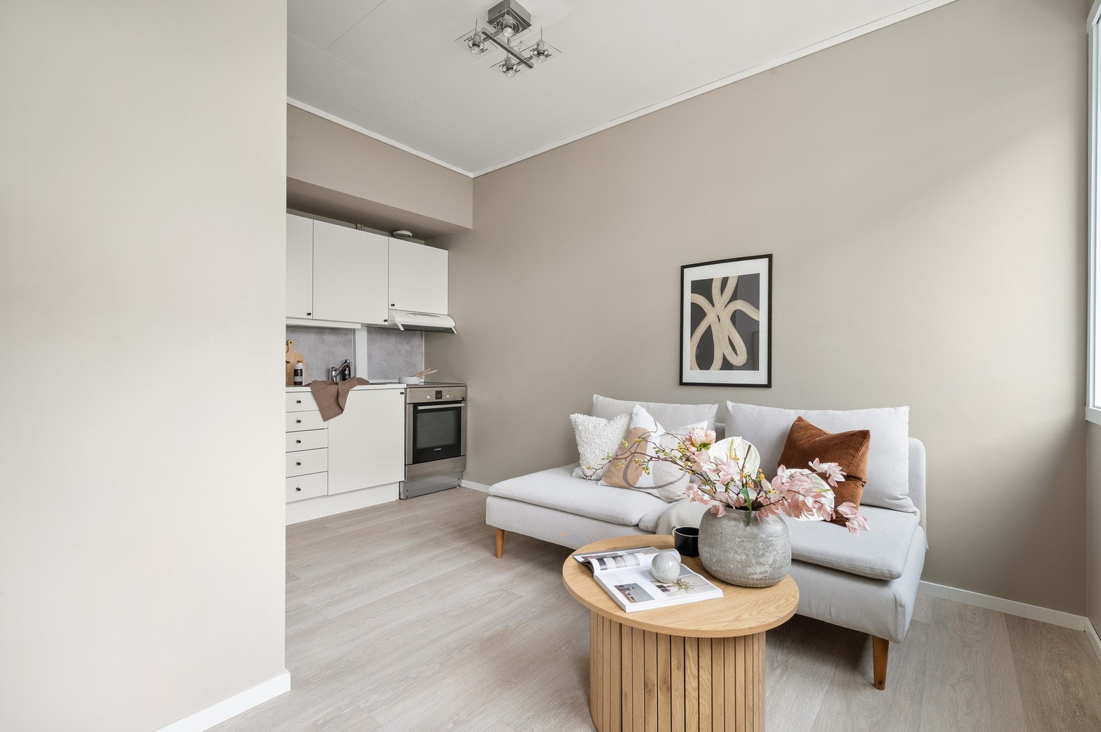 Hybelen er svært enkel å innrede etter eget ønske. Galleribilde