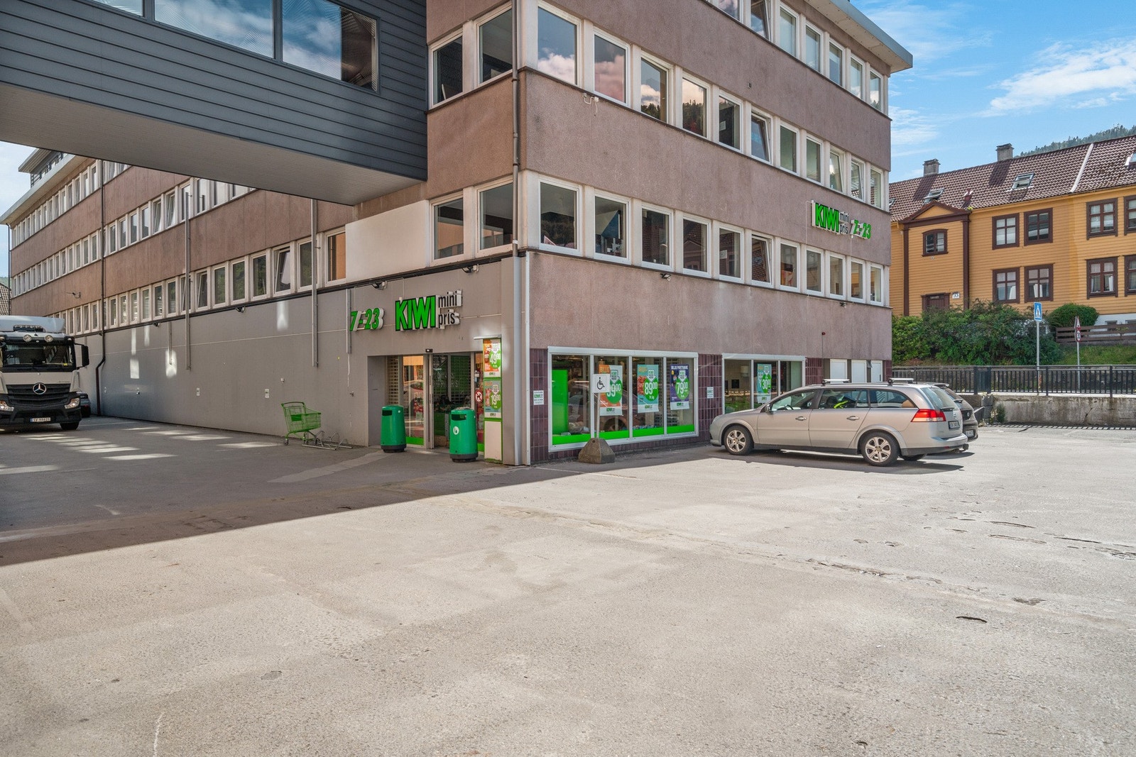 Kiwi er å finne et lite steinkast fra leiligheten. Galleribilde