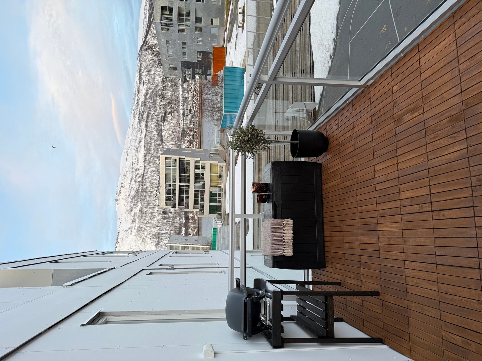 Utsikt fra balkongen. Galleribilde