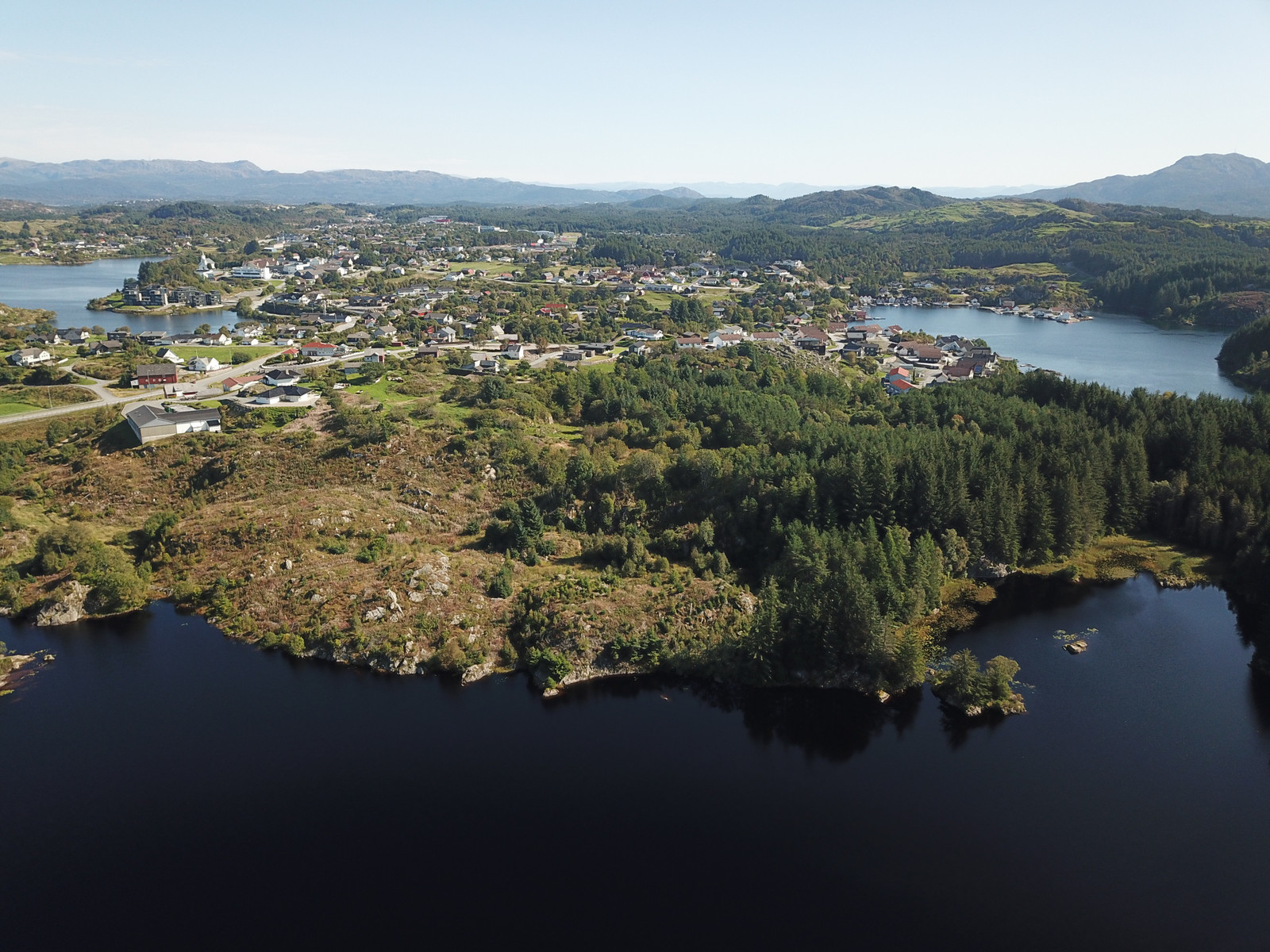 Stavlandskleivane vil ligge langs Ulvsvatnet og mot eksisterande Stavlandsneset.