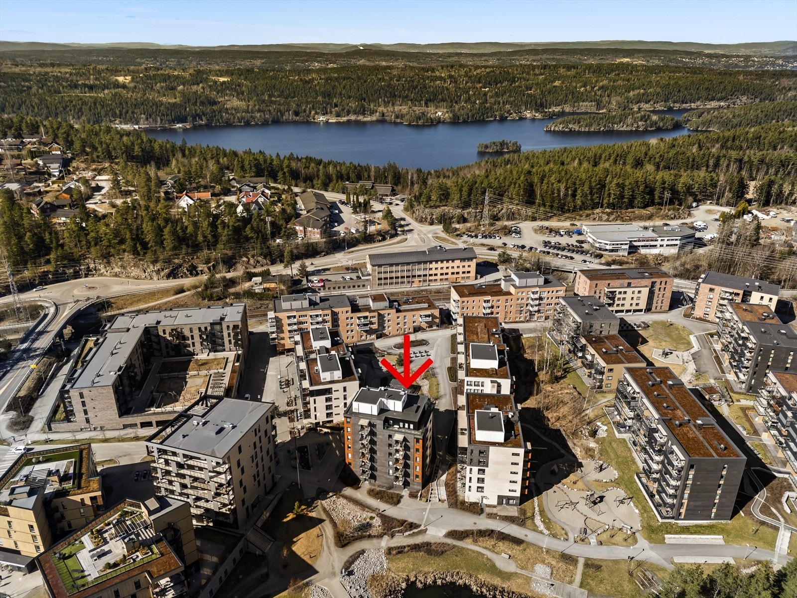 Velkommen til endeleilighet i 4 etasje i Trelastveien 14 - Myrvoll Torg sameie på Myrvoll Stasjon Galleribilde
