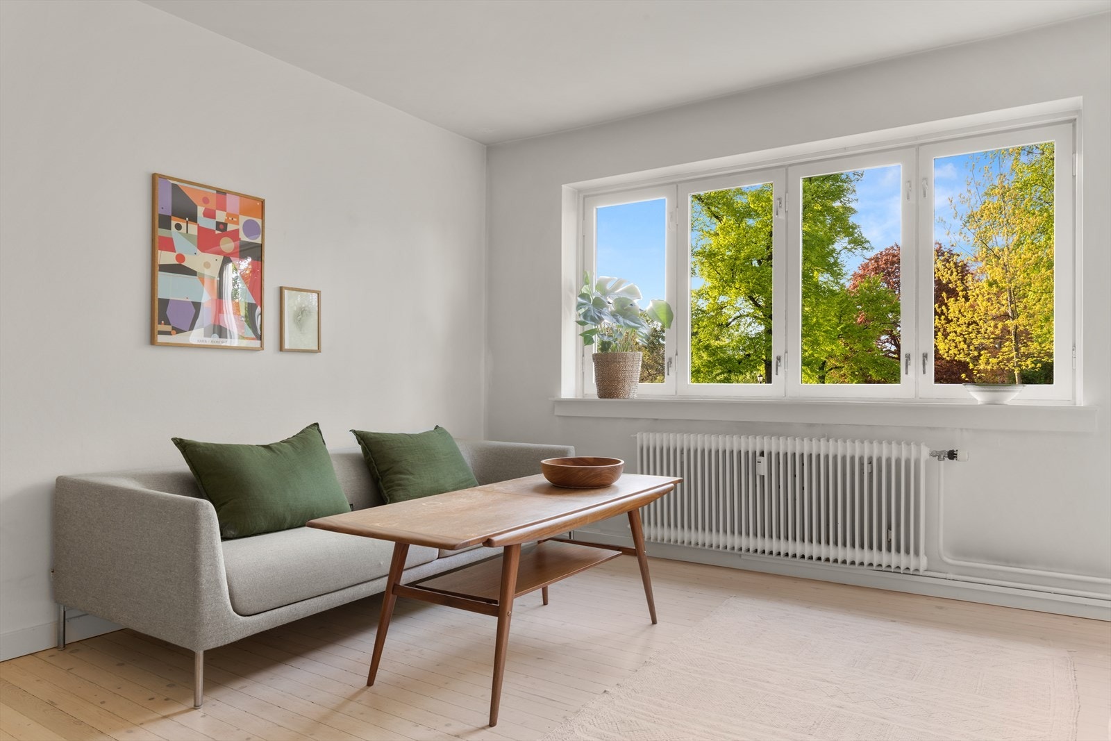 Planløsningen er fleksibel med flere møbleringsmuligheter. Galleribilde