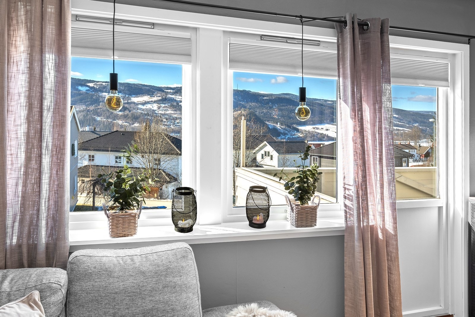 Den fine utsikten kan også nytes innenfra! Galleribilde