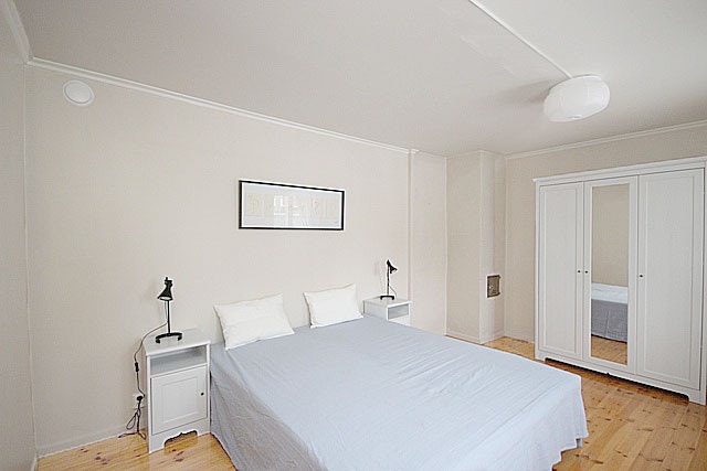 Hovedsoverommet fremstår som lyst og romslig. Galleribilde