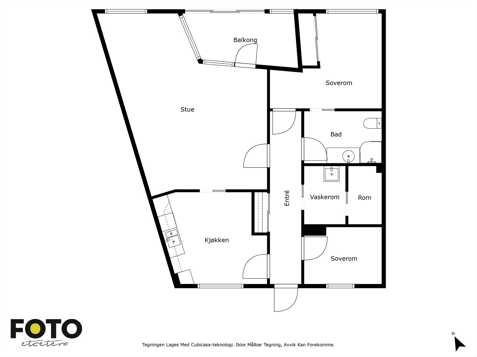 Karl Johans gate 1 - Veiledende planskisse - ikke målbar Galleribilde