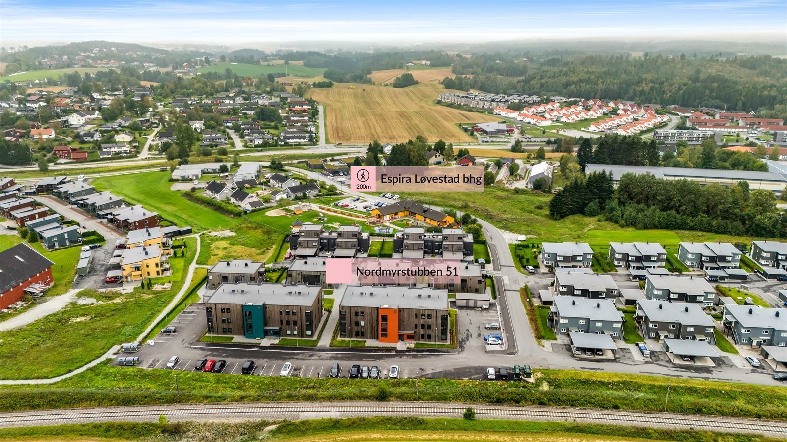 Dronefoto Galleribilde