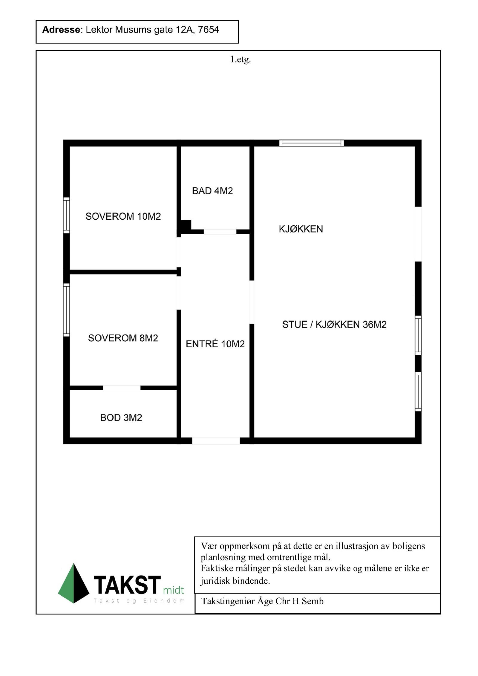 Planskisse Galleribilde