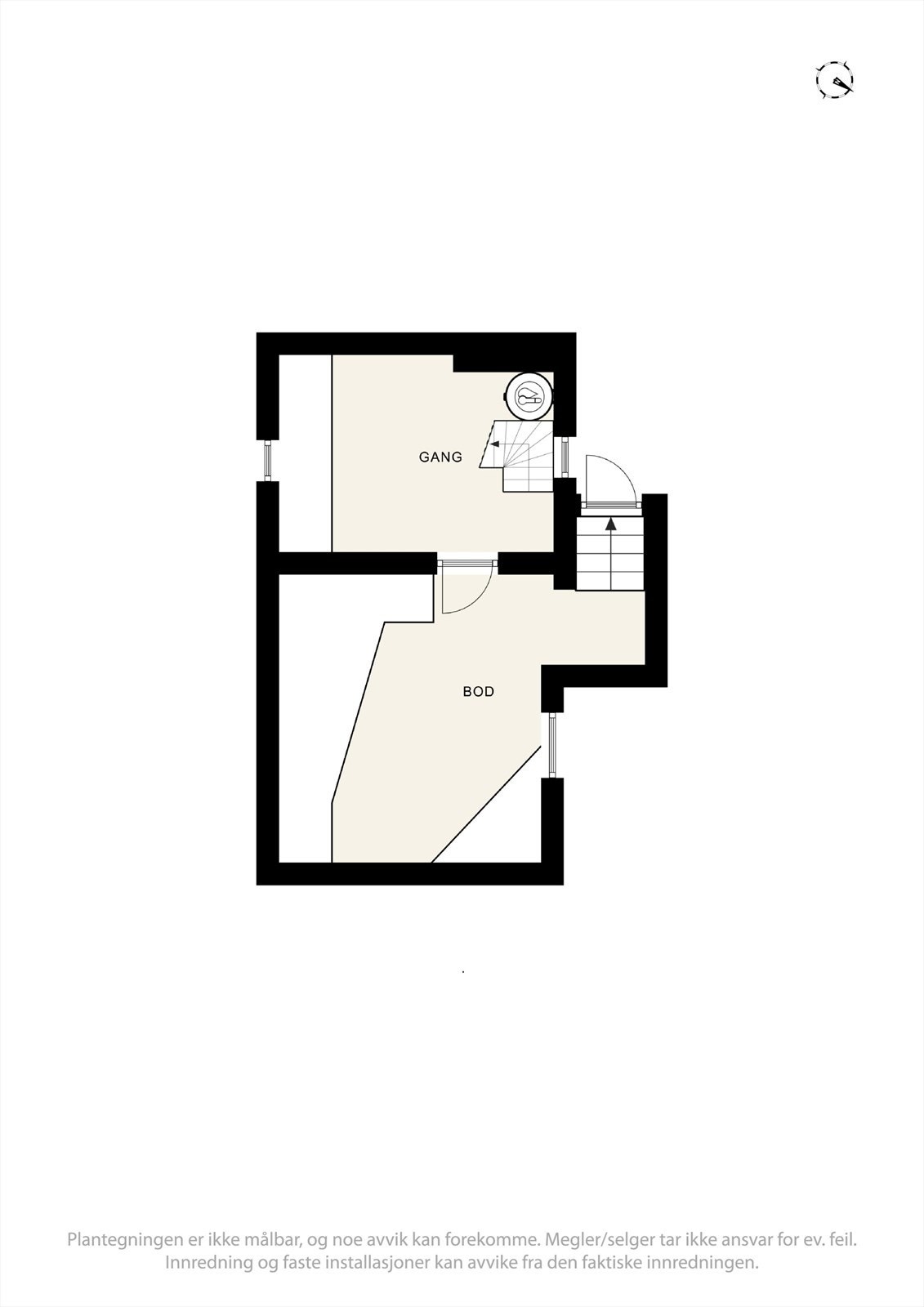 Plantegning Loft Galleribilde