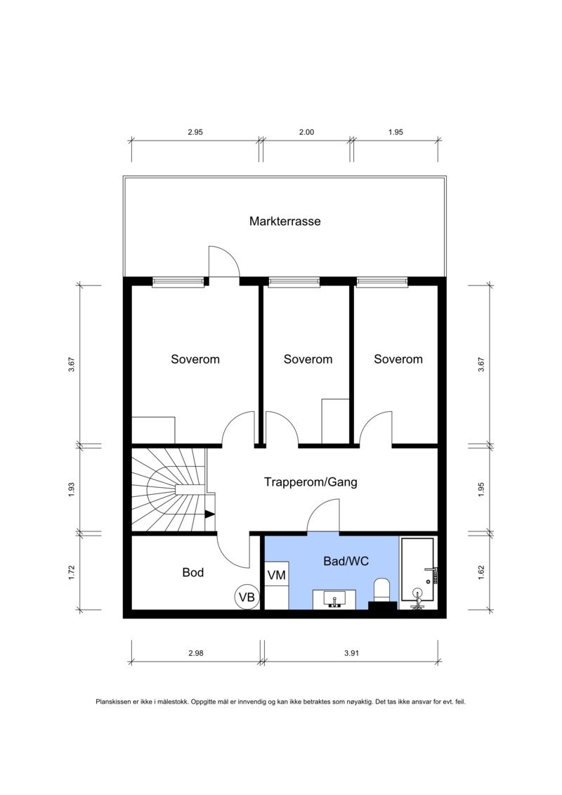 Plantegning - Underetasje Galleribilde