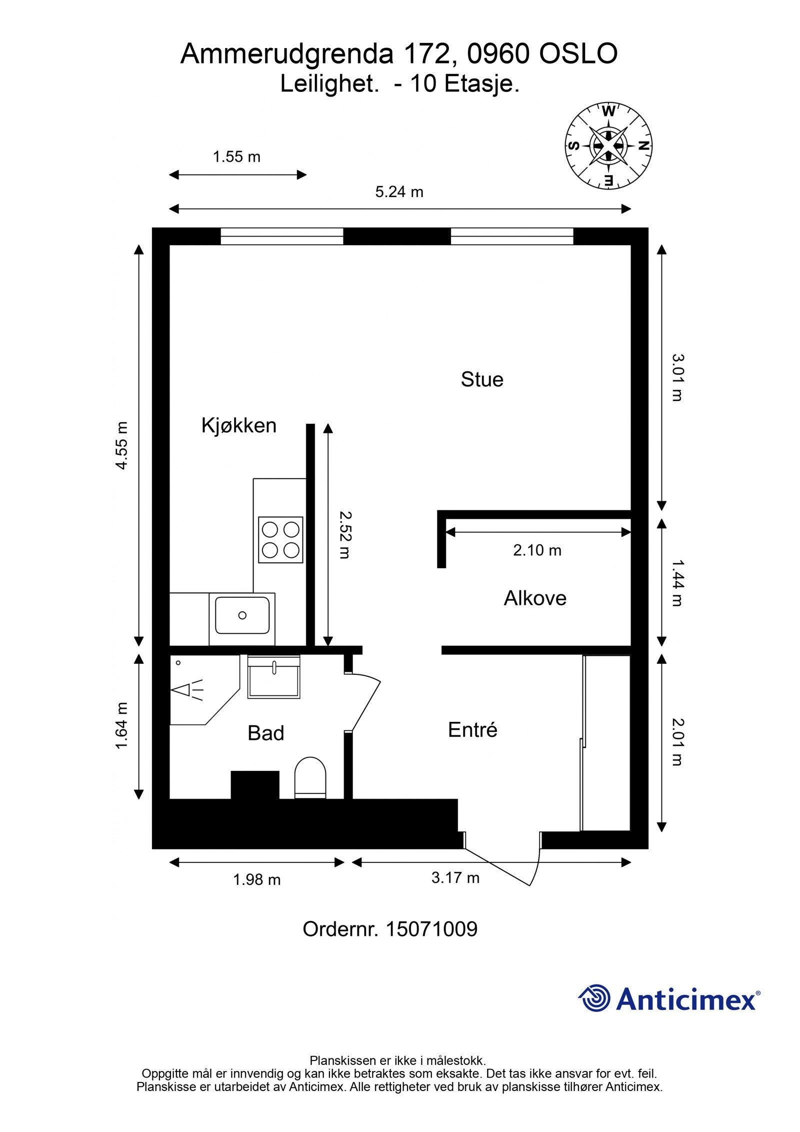 Plantegning Galleribilde