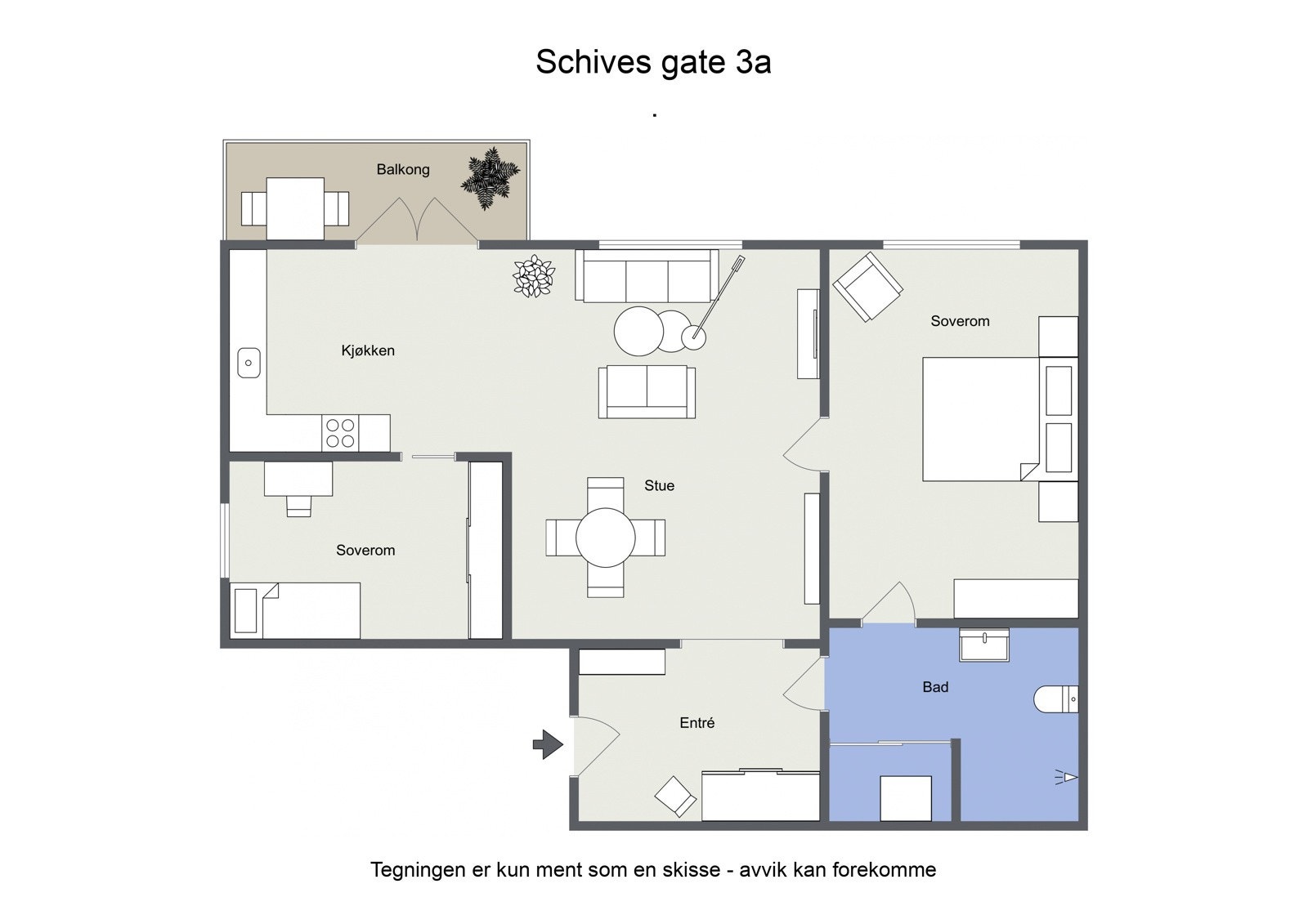 Optimal planløsning Galleribilde