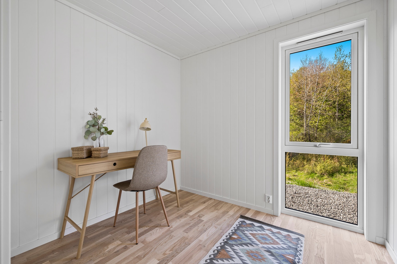 Ett av soverommene- kan også innredes som kontor Galleribilde