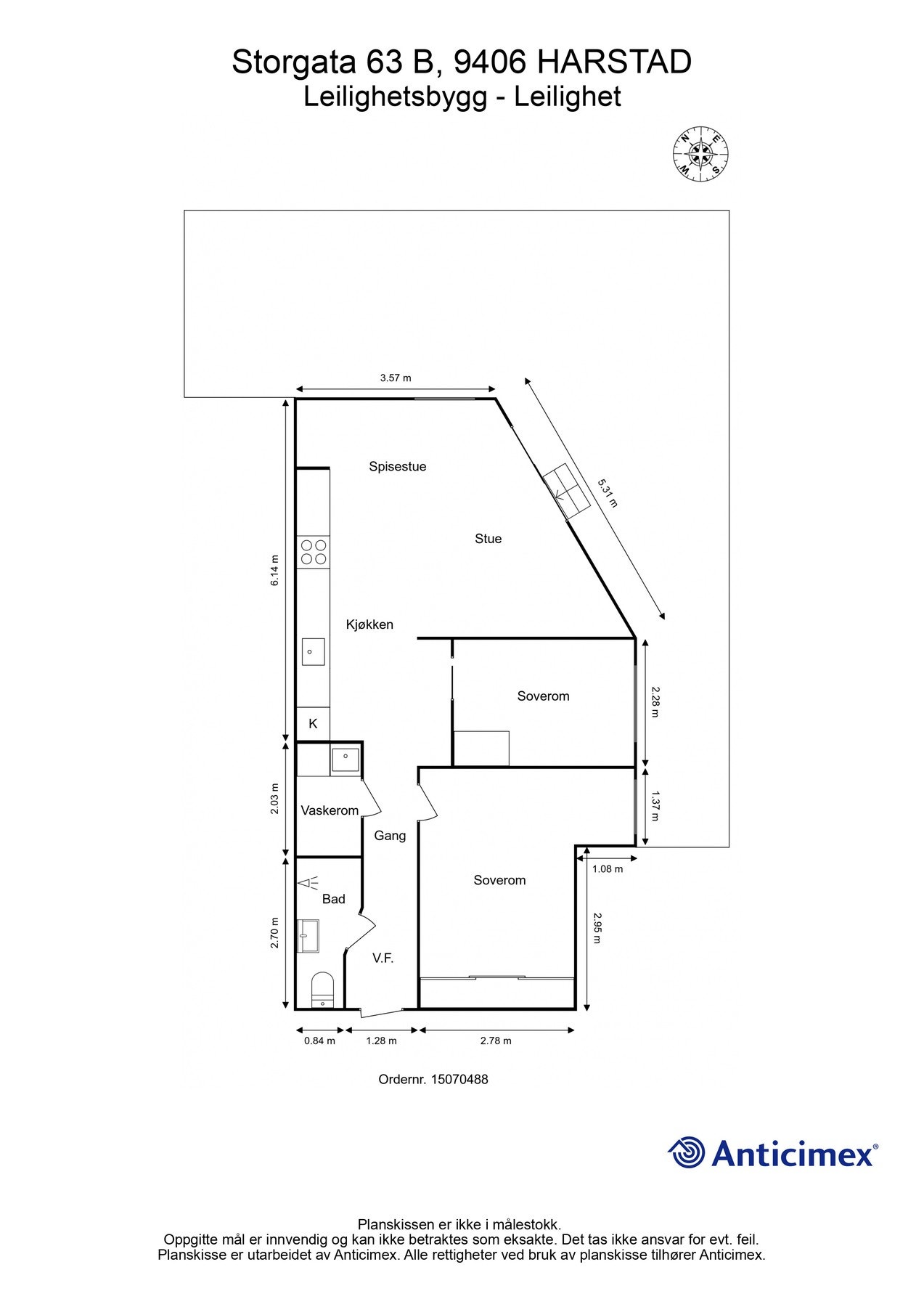 Plantegning Galleribilde