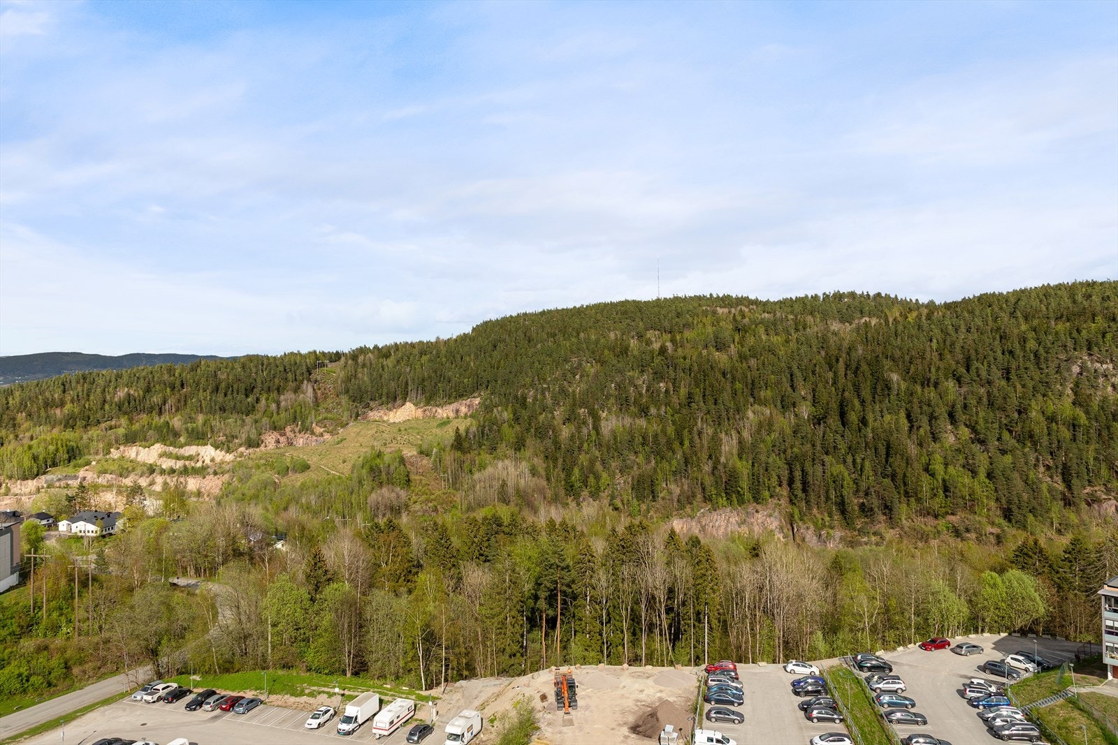 Utsikt fra leiligheten. Galleribilde