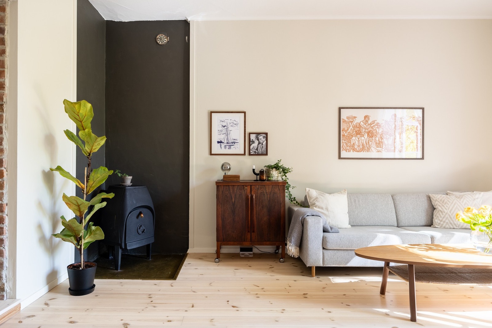 Leiligheten har en god planløsning som gjør det enkelt å innrede. Galleribilde