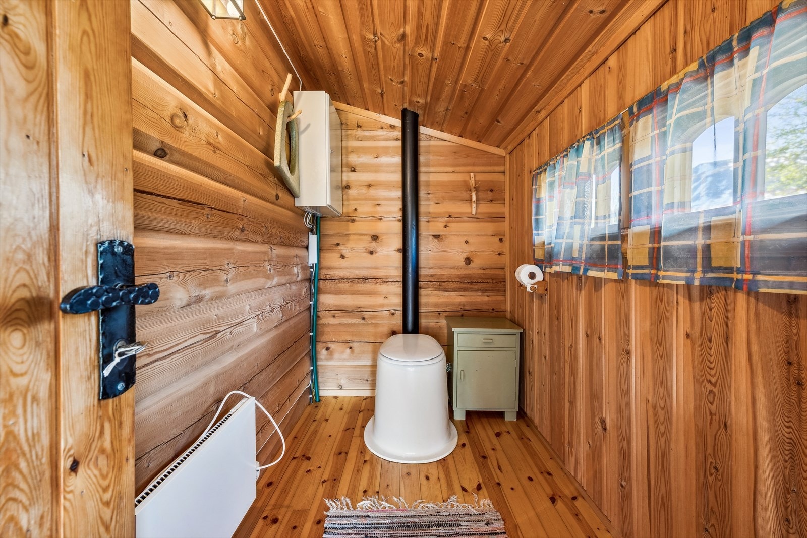 Tolettrom. Sikringsskap med automatsikringer Galleribilde