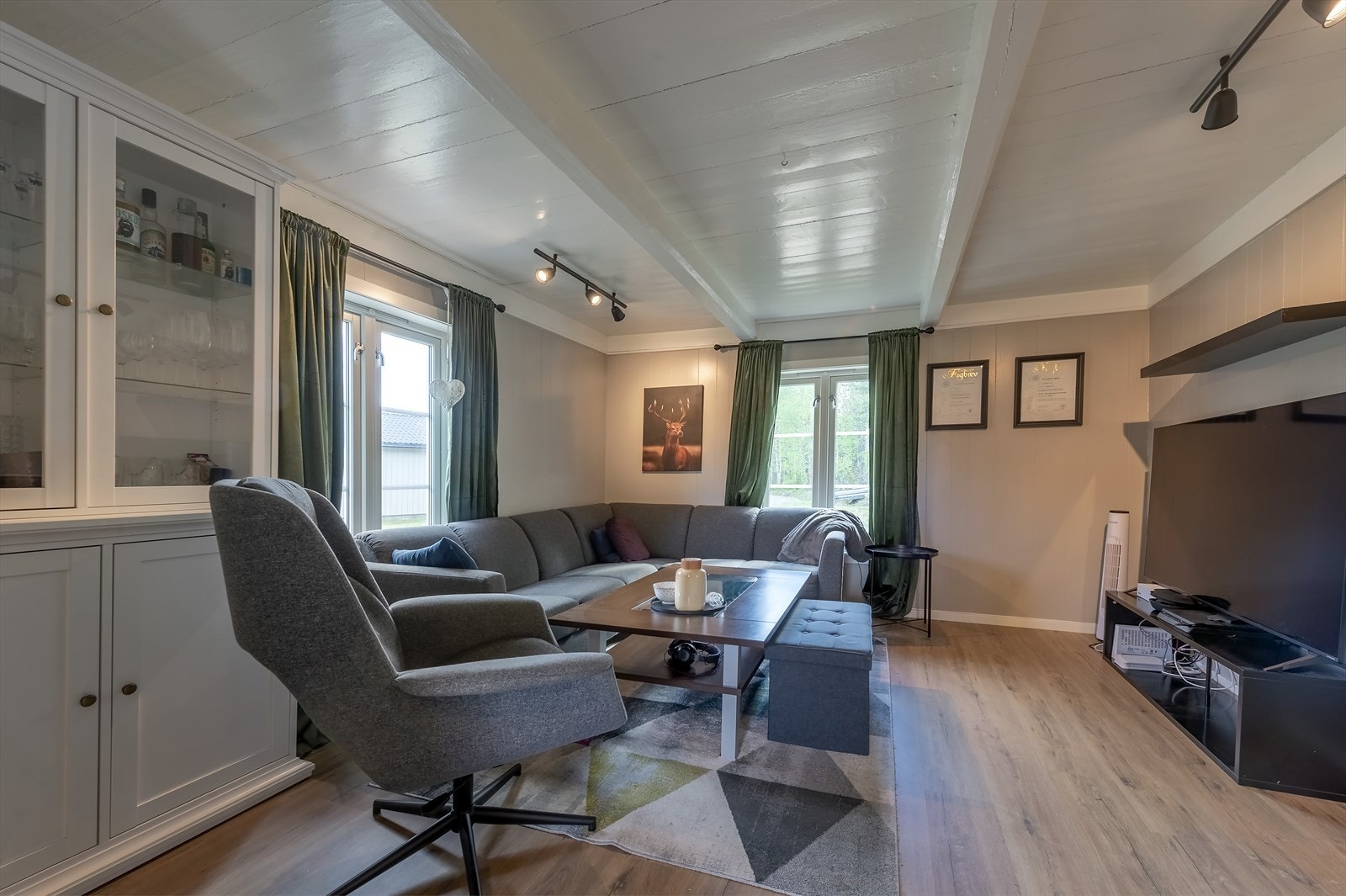 Stue i søndre hjørne av huset Galleribilde