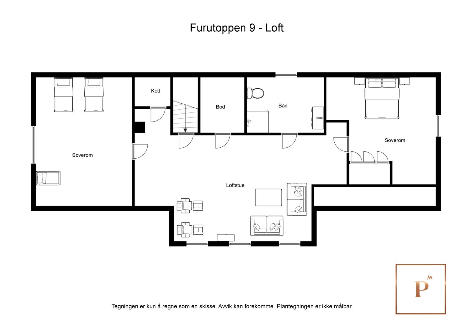 Plantegning 2. etg. Galleribilde