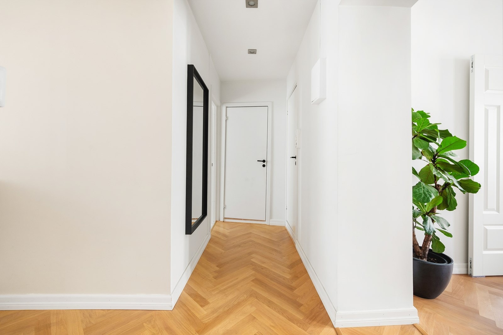 Gangen sikrer et umiddelbart godt og riktig førsteinntrykk av boligen. Galleribilde