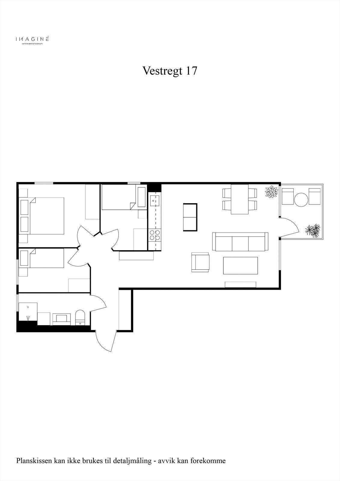 Planskisse 2D. Galleribilde