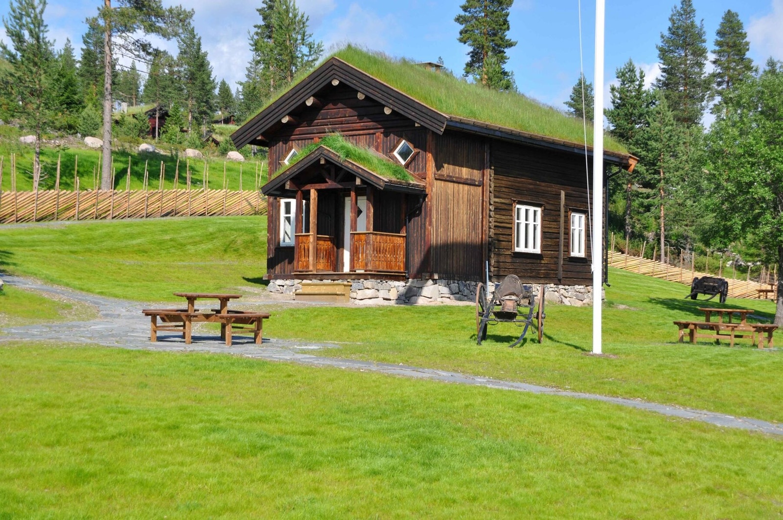 Historisk tun på gamle Furutangen Galleribilde