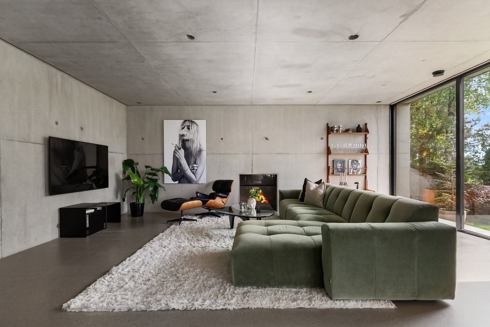 Flott sone med sittegruppe mm. Galleribilde