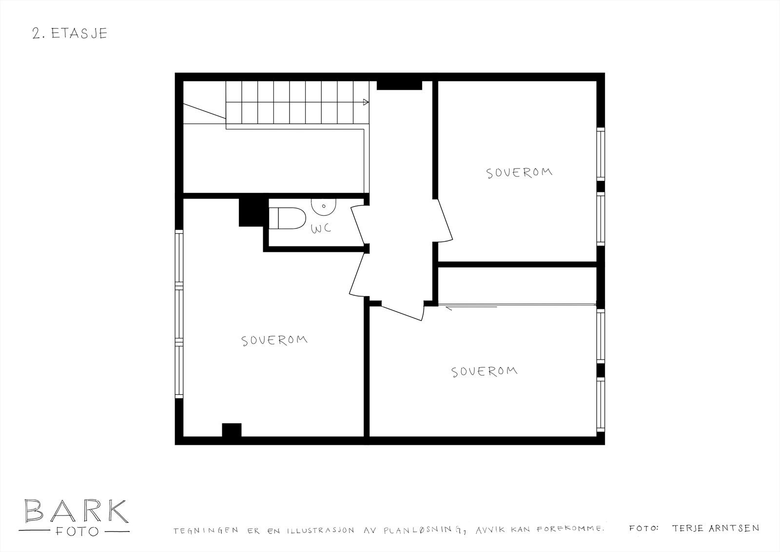 Plantegning 2. etg. Galleribilde