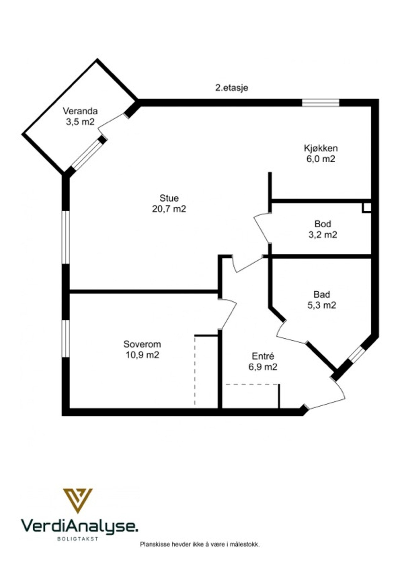 Planskisse. Galleribilde