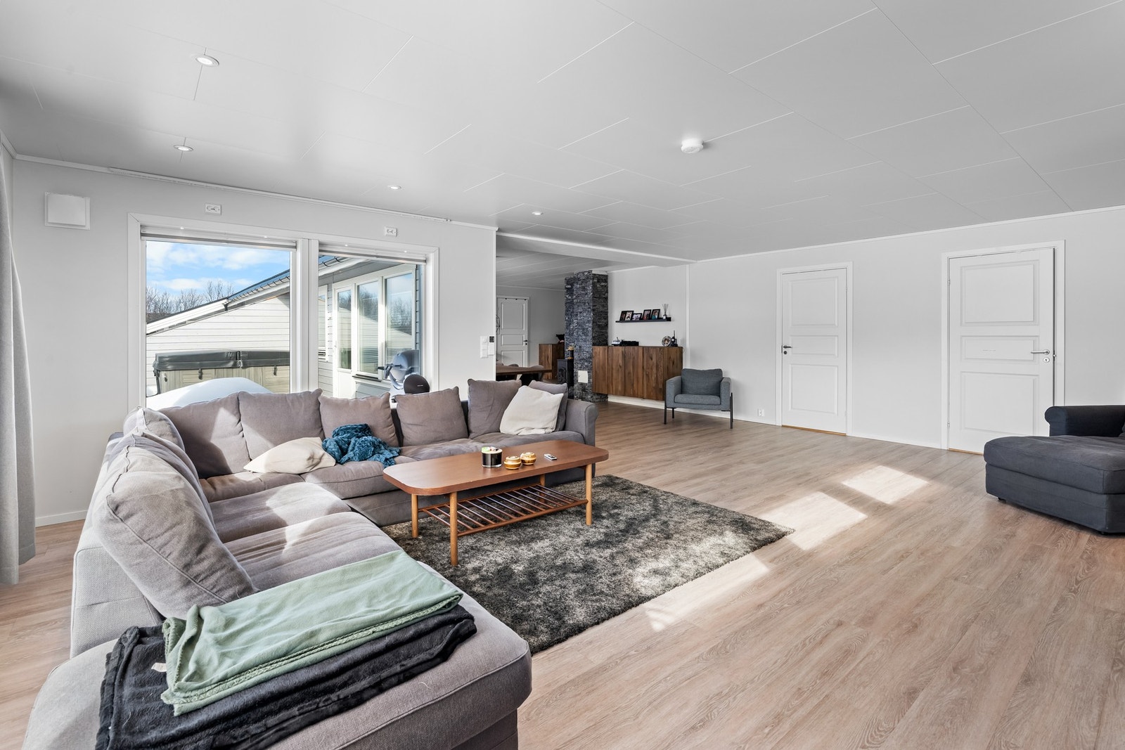 Stuen er svært romslig og er på ca 44 kvm Galleribilde