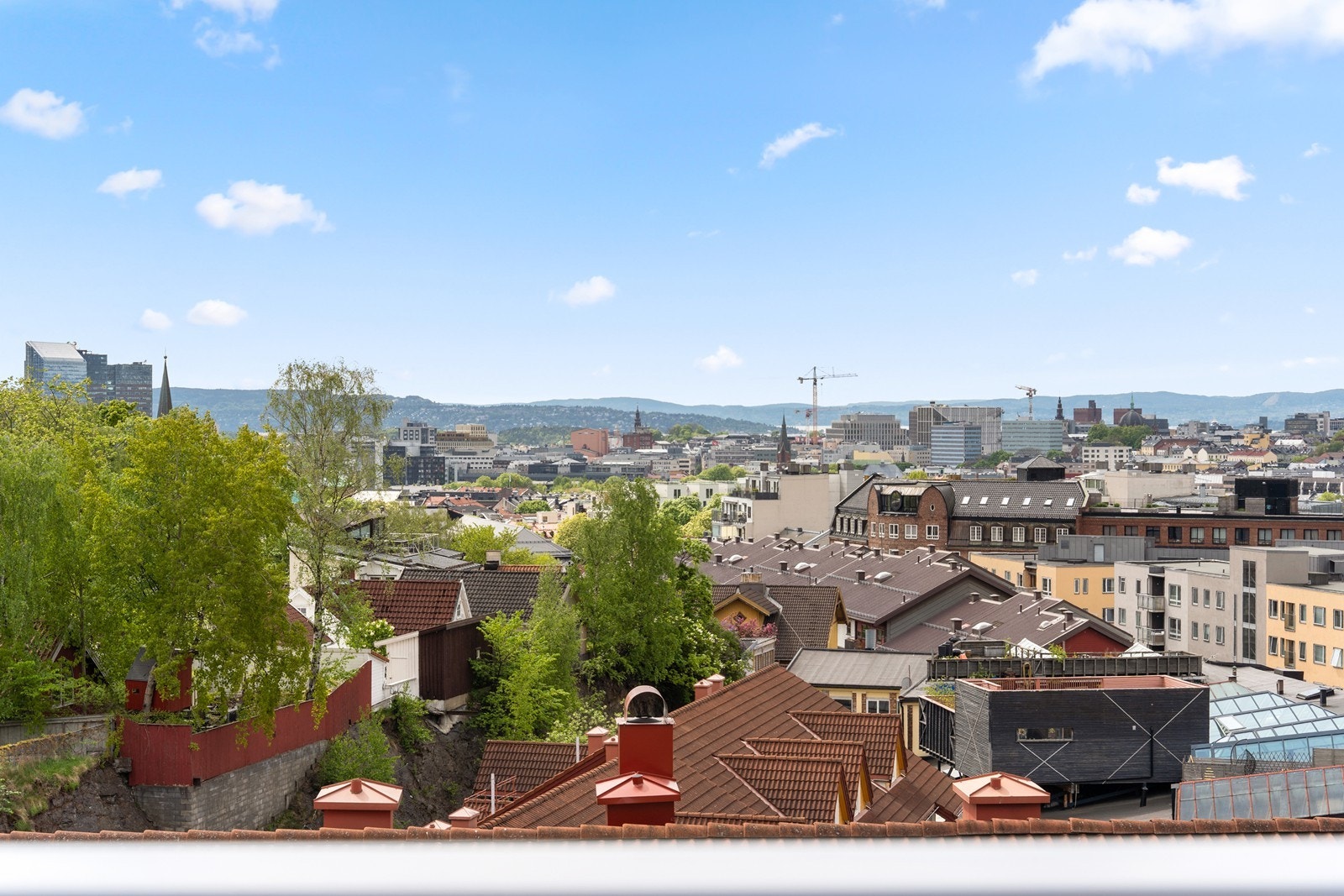 Fra sameiets takterrasse. Galleribilde