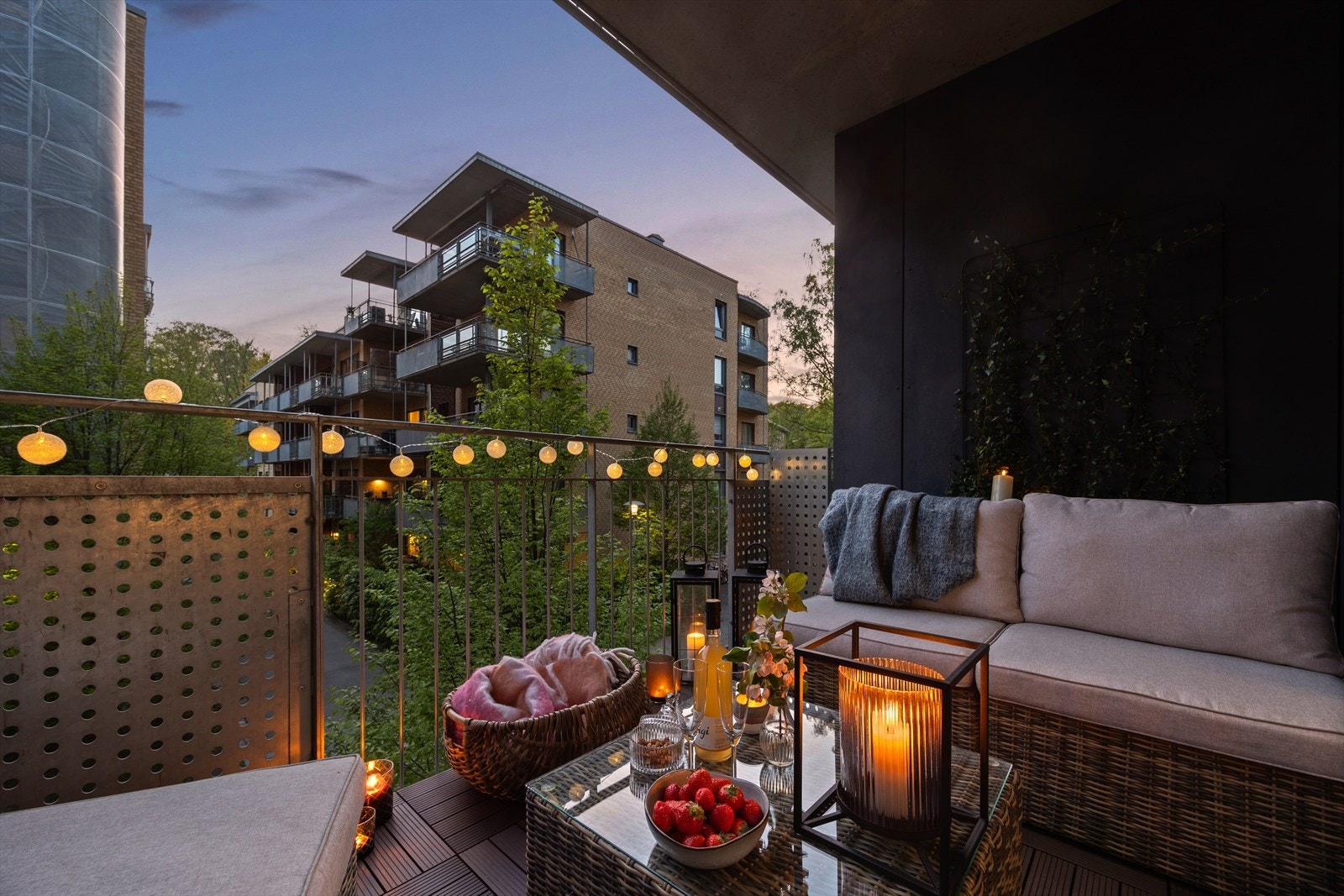 Utsyn fra balkongen. Galleribilde