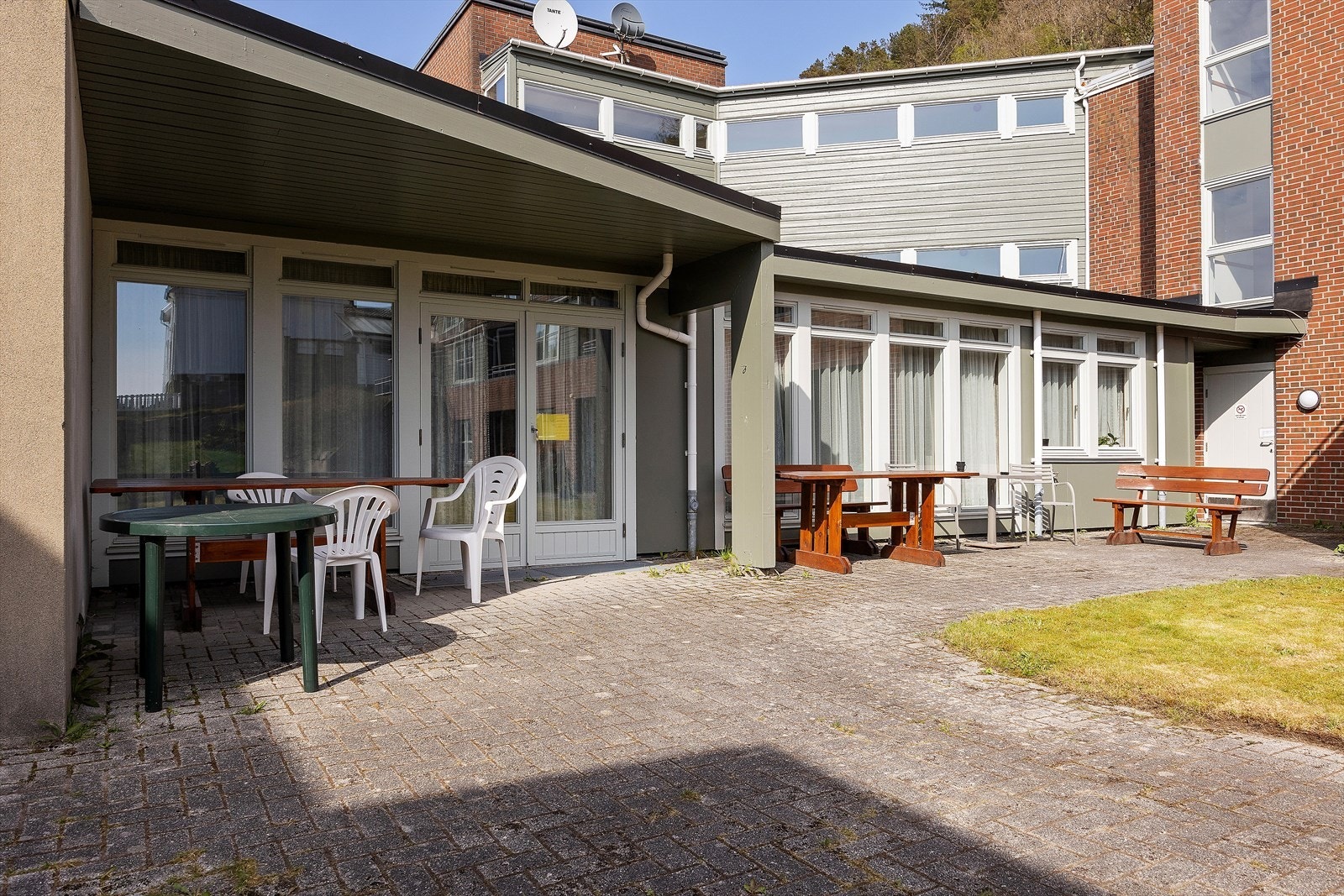Felles uteplass utenfor fellesområde Galleribilde