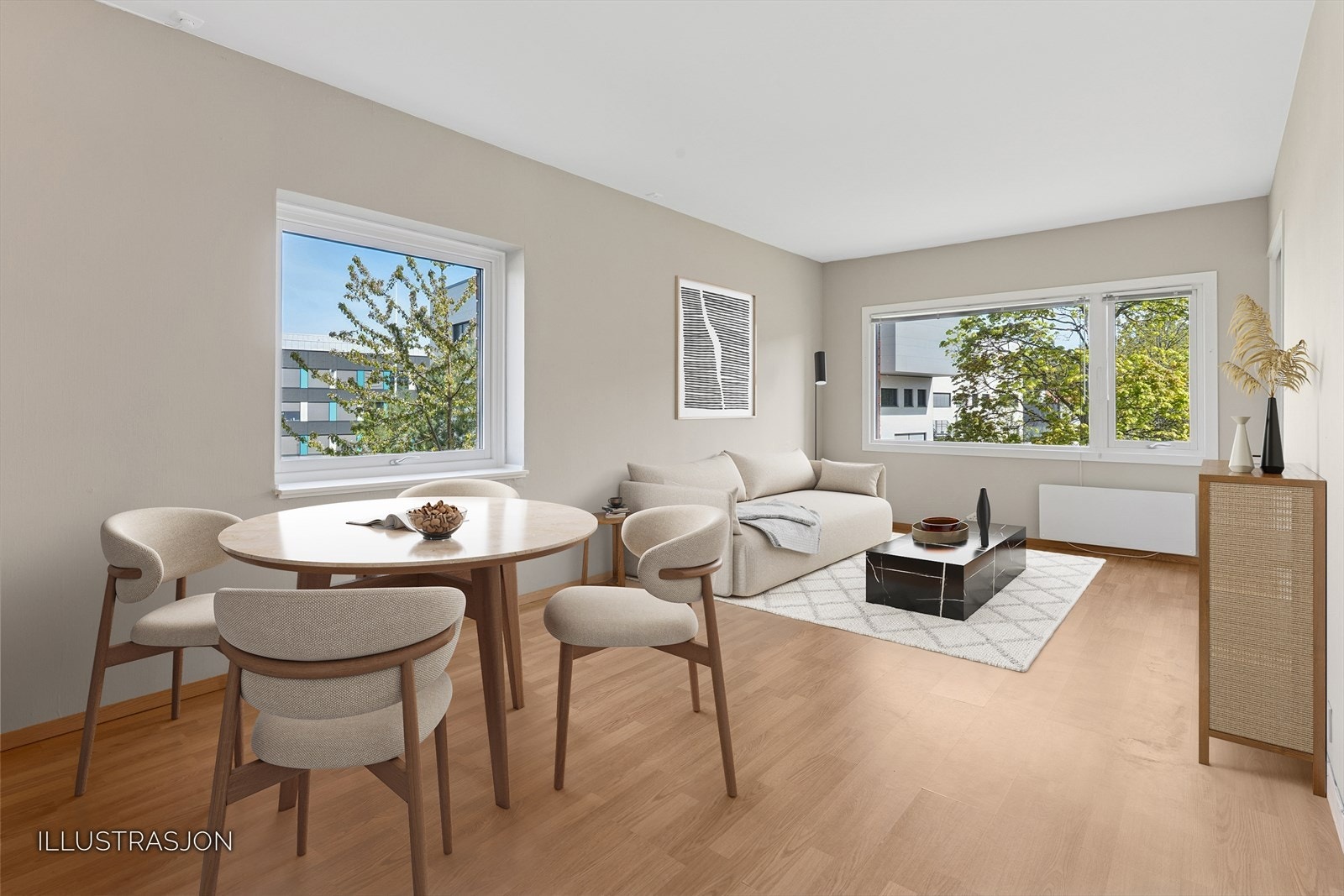 Velkommen til en hyggelig 2-roms senior-endeleilighet i Ekebergveien 208! (Digitalt møblert) Galleribilde