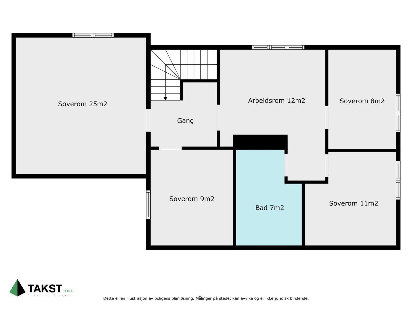 Planskisse 2. Etasje. Galleribilde